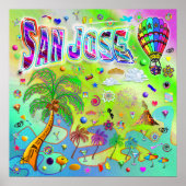 San Jose Tijdloos Melodie Poster (Voorkant)