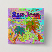 San Jose Vacation Target Button (Voorkant)