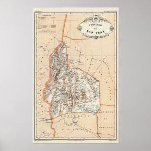 San Juan, Argentinië Poster