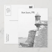 San Juan-Briefkaart Briefkaart (Voorkant / Achterkant)