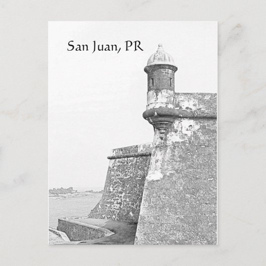 San Juan-Briefkaart Briefkaart (Voorkant)
