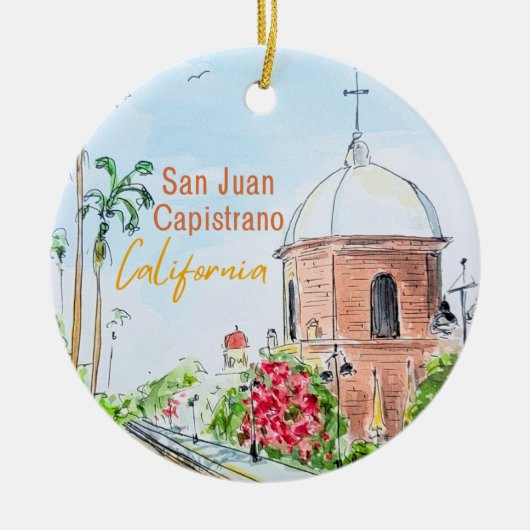 San Juan Capistrano California Ornament (Voorkant)