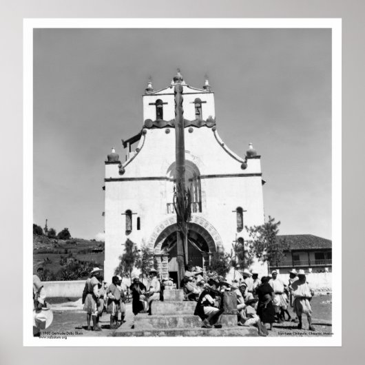 San Juan Chamula, Chiapas, Mexico Poster (Voorkant)