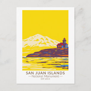 San Juan Islands National Monument Washington Briefkaart