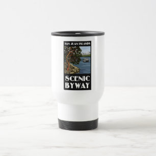 San Juan Islands Schilderachtig Byway Travel Mug Reisbeker