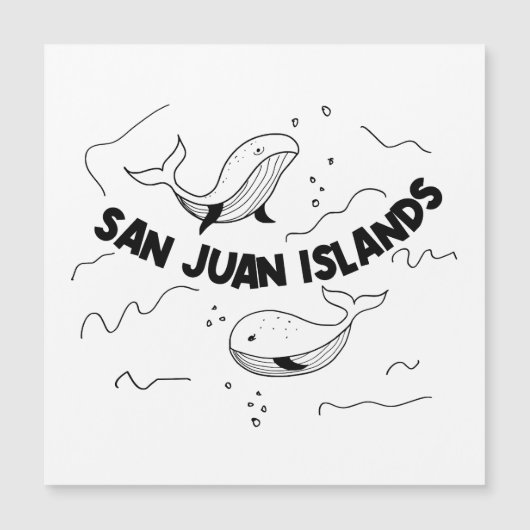 San Juan Islands Walvissen (Voorkant)