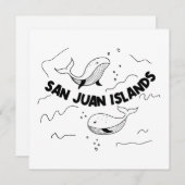 San Juan Islands Whales (Voorkant / Achterkant)