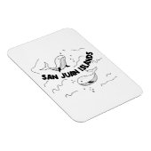 San Juan Islands Whales Magneet (Rechterzijde)