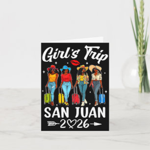 San Juan meisjesreis 2026 verjaardagsploeg vrouwen Kaart