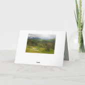 San Juan Mountains Template Happy Birthday, Papa Kaart (Achterkant)