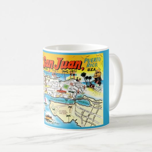 San Juan Porto Rico Mug (Devant droit)