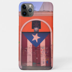 San Juan, PR - Puerto Ricaanse Vlag Straatkunst iPhone 11 Pro Max Hoesje
