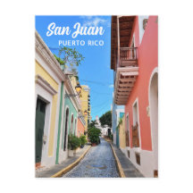 San Juan Puerto Rico Island Kleurrijke reisfoto