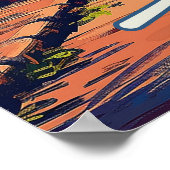 San Juan Vintage Reizen Poster (Hoek)