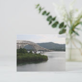 San Juanico Bridge Briefkaart (Staand voorkant)