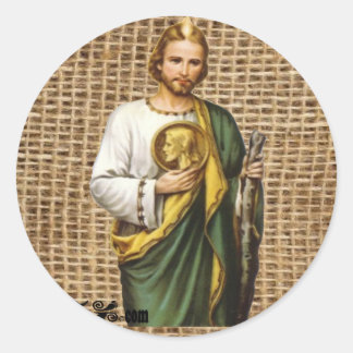 SAN JUDAS, ST JUDE  PRODUCTEN RONDE STICKER