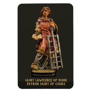 San Lorenzo van Rome, Patron Saint of Cooks Magneet