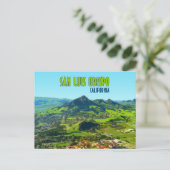 San Luis Obispo California  Briefkaart (Staand voorkant)