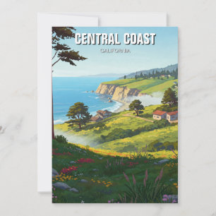 San Luis Obispo California Central Coast Feestdagenkaart