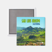 San Luis Obispo California  Magneet (Voorkant / Achterkant)