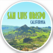 San Luis Obispo California  Sticker (Voorkant)