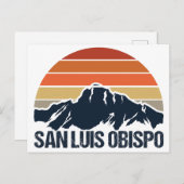 San Luis Obispo Mountain Sunset Briefkaart (Voorkant / Achterkant)