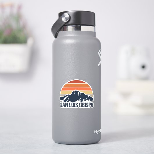 San Luis Obispo Mountain Sunset Laptop Sticker (HydroFlask)