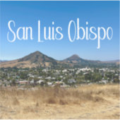San Luis Obispo Terrace Hill Fotografie Laptop Sticker (Voorkant)