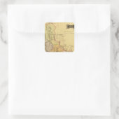 San Luis Potosi Vierkante Sticker (Tas)