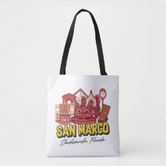San Marco Buurt Canvas tas