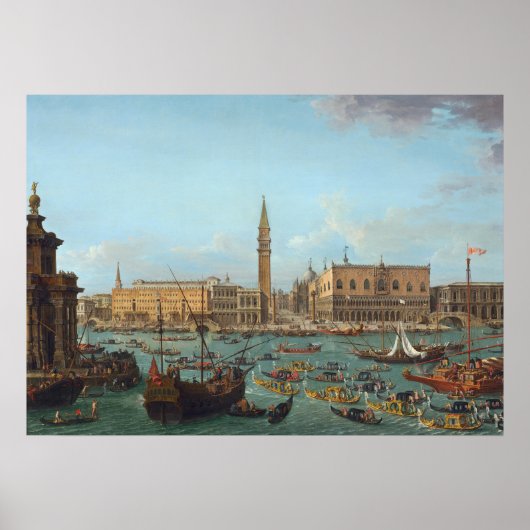 San Marco, Venise - Antonio Joli Poster d'Art (Devant)