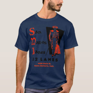 San Marcos Lanes - Santa Barbara, Californië - bo T-shirt