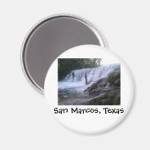 San Marcos River Herfsten Button magneet (Voorkant / Achterkant)
