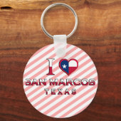 San Marcos, Texas Sleutelhanger (Voorkant)