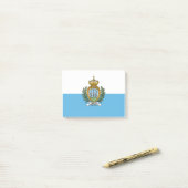 San Marein - vlag van San Marino Post-it® Notes (Op bureau)