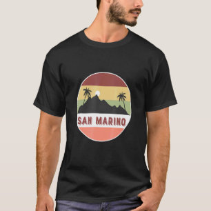 San Marino Berg en Palmen T-shirt