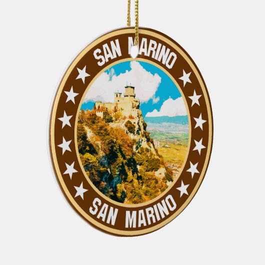 San Marino Keramisch Ornament (Rechts)