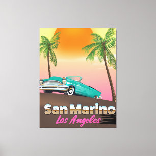 San Marino Los Angeles Canvas Afdruk