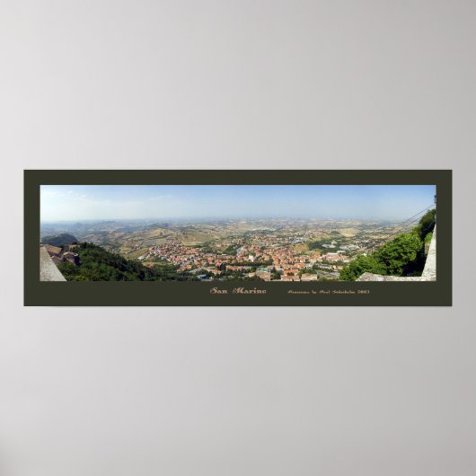 San Marino Poster (Voorkant)