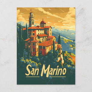 San Marino Reizen Briefkaart
