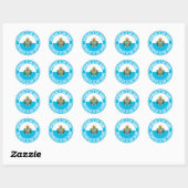San Marino Round Emblem Ronde Sticker (Vel)