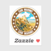 San Marino Sticker (Vel)