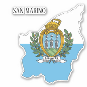 San Marino-vlag Sticker