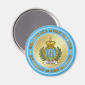 San Marino-wapenstilstand Magneet (Voorkant / Achterkant)