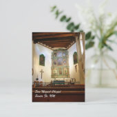 San Miguel Chapel Briefkaart (Staand voorkant)