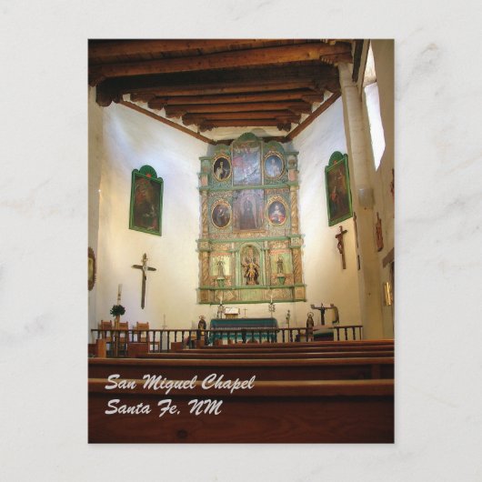 San Miguel Chapel Briefkaart (Voorkant)
