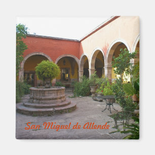San Miguel de Allende Courtyard Magneet