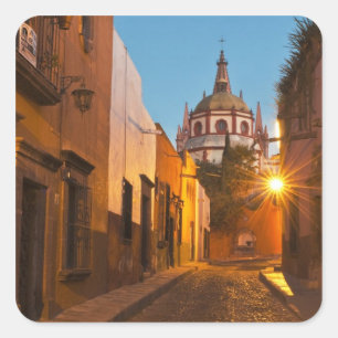 San Miguel de Allende, Mexico. Krediet als: Nancy Vierkante Sticker