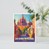 San Miguel de Allende Mexico Reizen Briefkaart (Staand voorkant)