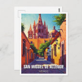 San Miguel de Allende Mexico Reizen Briefkaart (Voorkant / Achterkant)